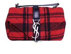 Mono Baby Chain Bag,Wool,Red/Black,DMR399289.0615,3
